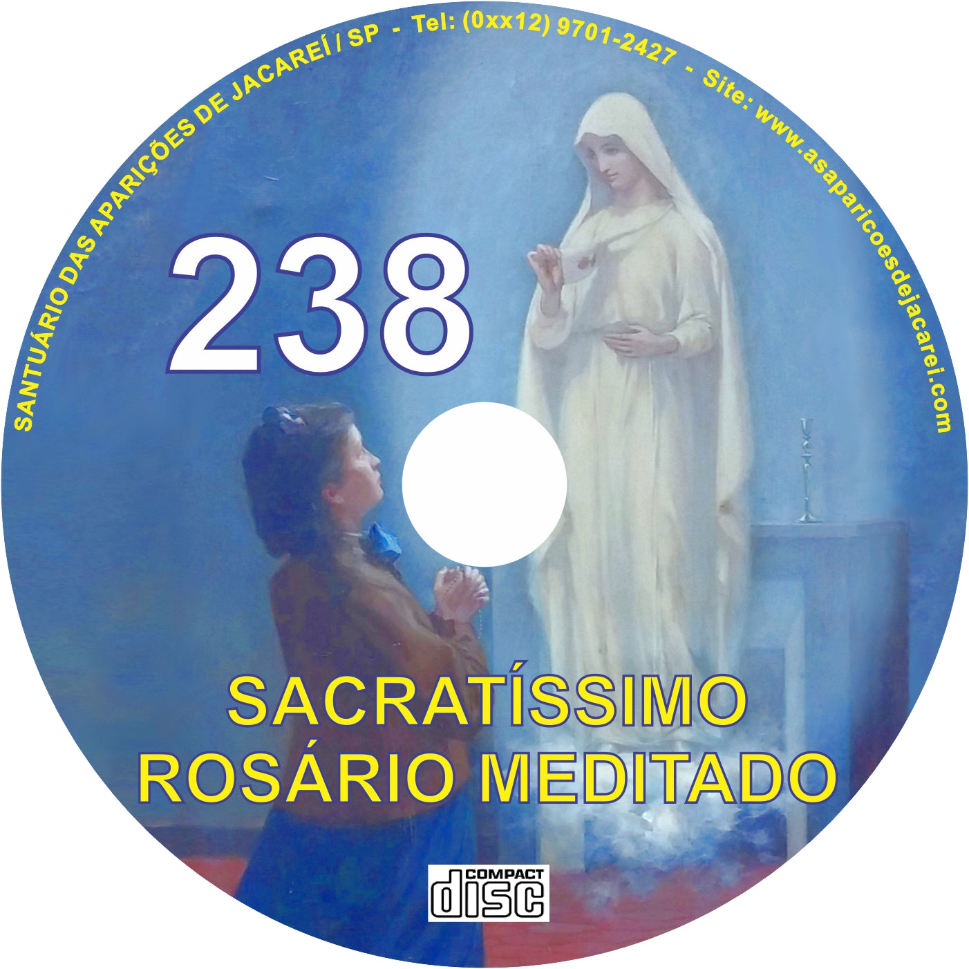 CD Rosário Meditado 238 CD Rosário Meditado 238